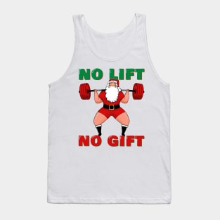 Squat Santa Training Squats with Santa for Lifting lovers Gym design Tank Top